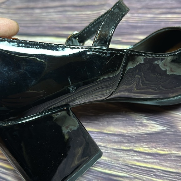 NWOB Women’s Rachel Zoe Block Heel Mary Jane Shoe Livia black 6.5 - Picture 15 of 16